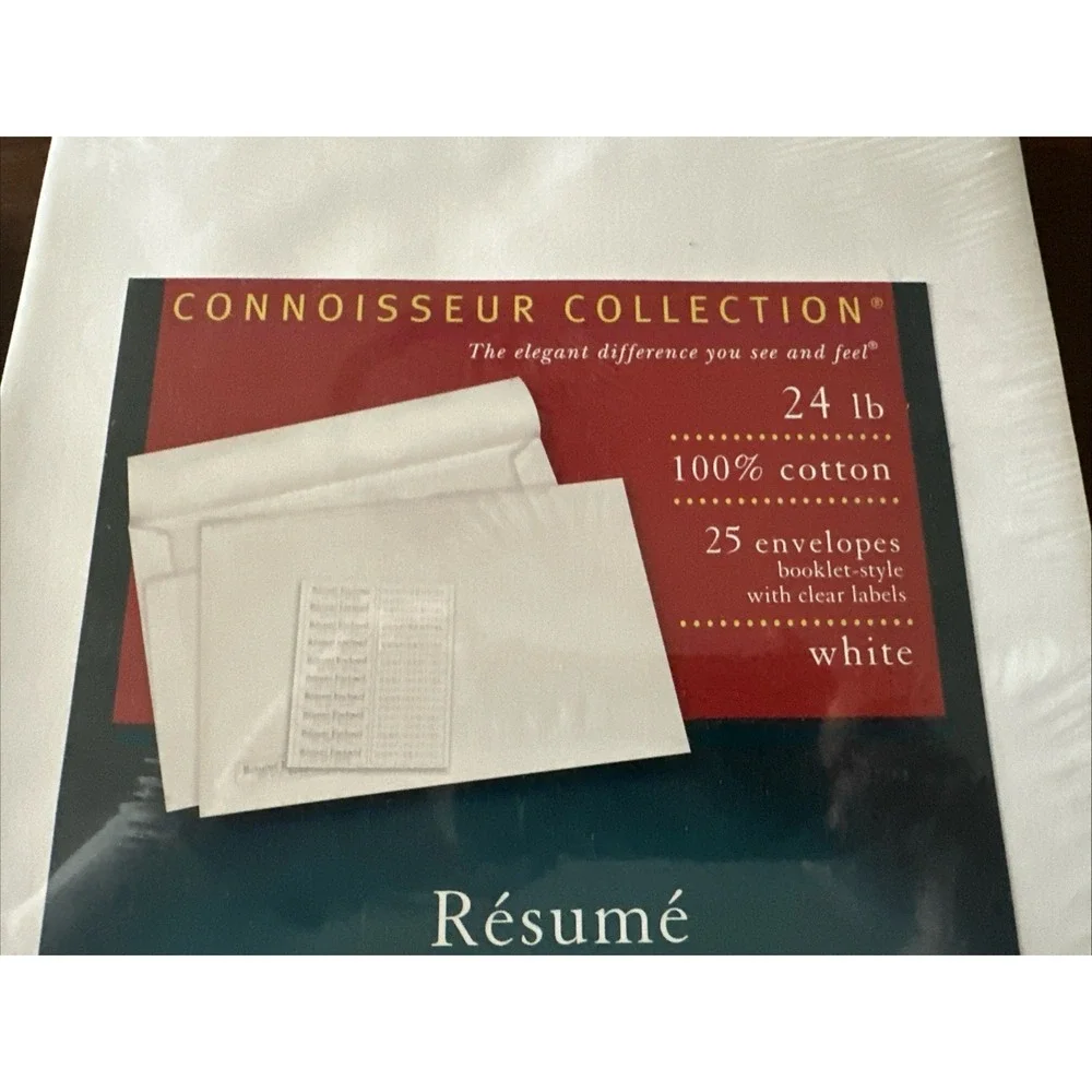 Southworth Resume Paper & Envelopes‎ 100% Cotton Watermarked 24 lb White 8.5x11